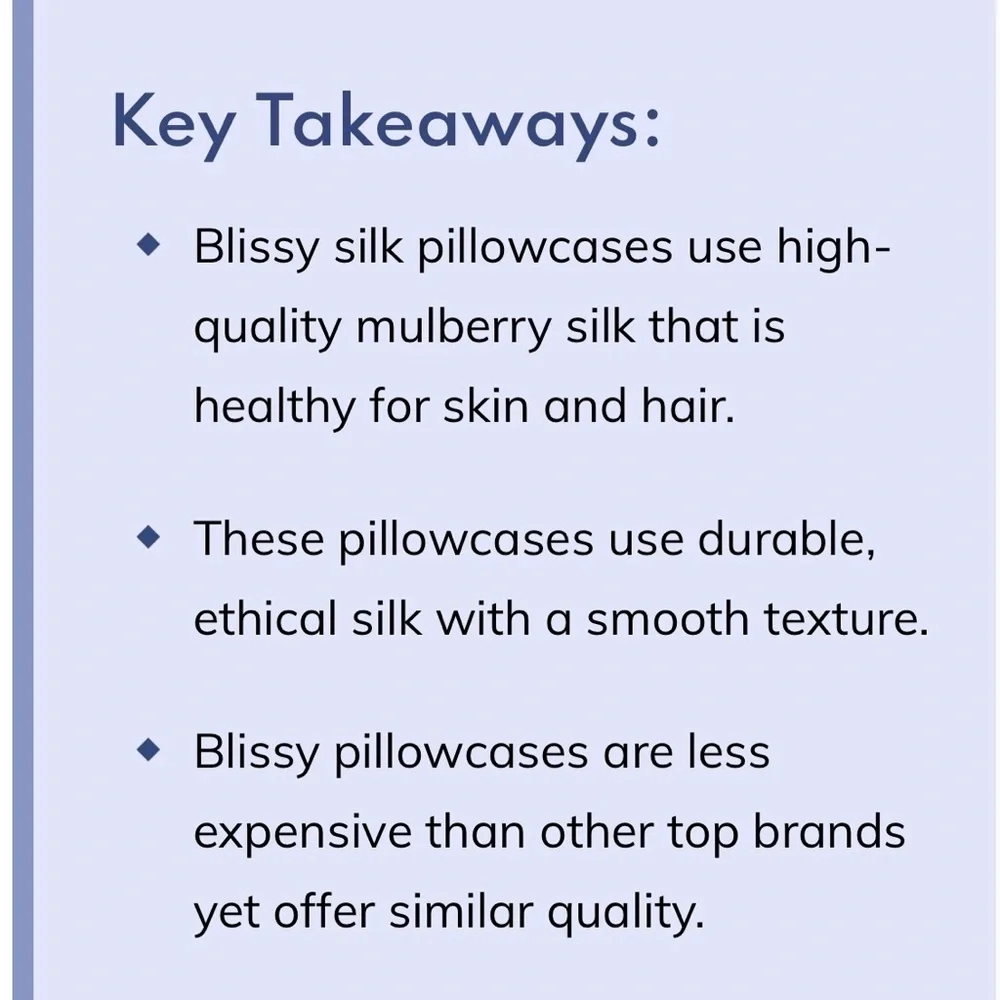 Blissy 100% mulberry